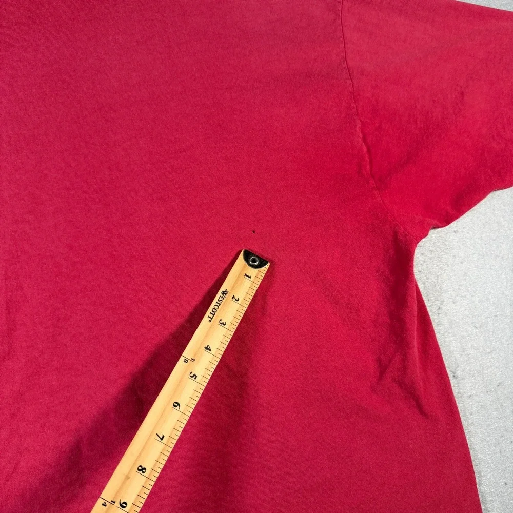 Vintage San Francisco 49ers Champion‎ Red Football Graphic T-Shirt XXL 90's NFL - Picture 11 of 14